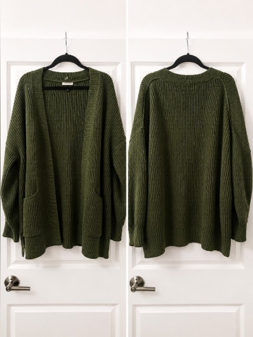 90s Skater Girl Olive Green 90s Style Cardigan Size Small By a.n.a